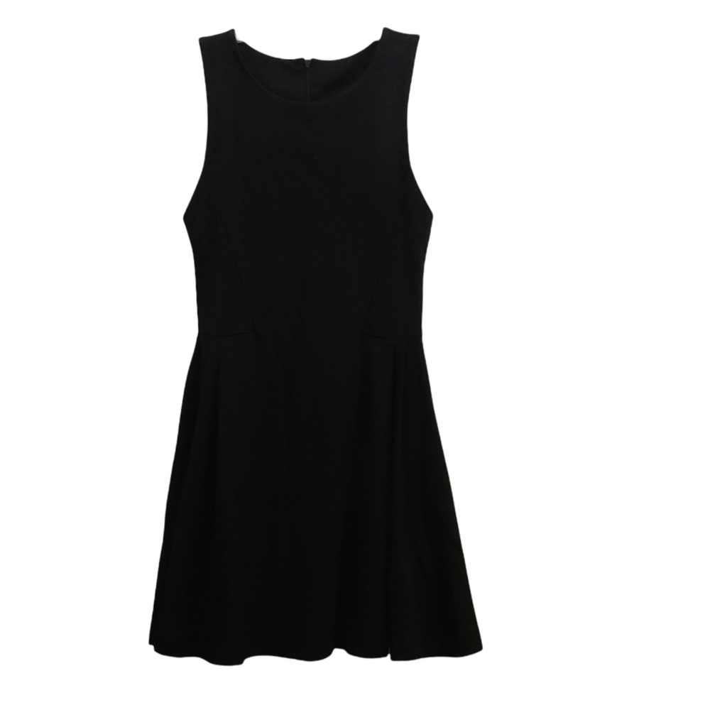 Foreign Exchange | Fit & Flare Sleeveless Bodycon Black Mini Dress SMALL